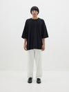 double jersey oversized short sleeve t.shirt