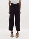 stretch wide leg tailored pant