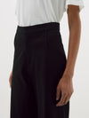 stretch wide leg tailored pant
