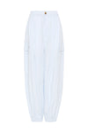 tumble washed stripe pant