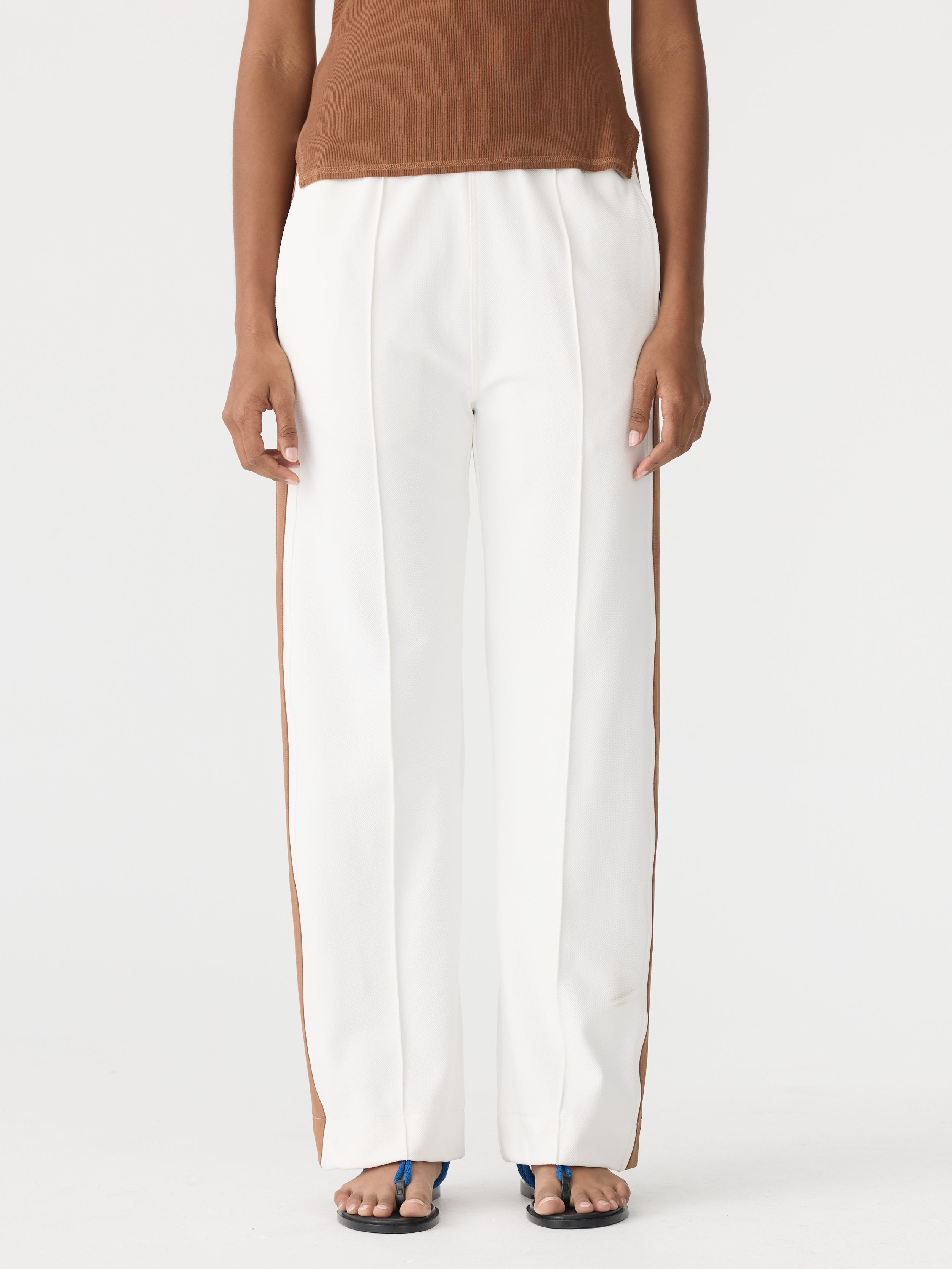 Twill Stripe Detail Pant