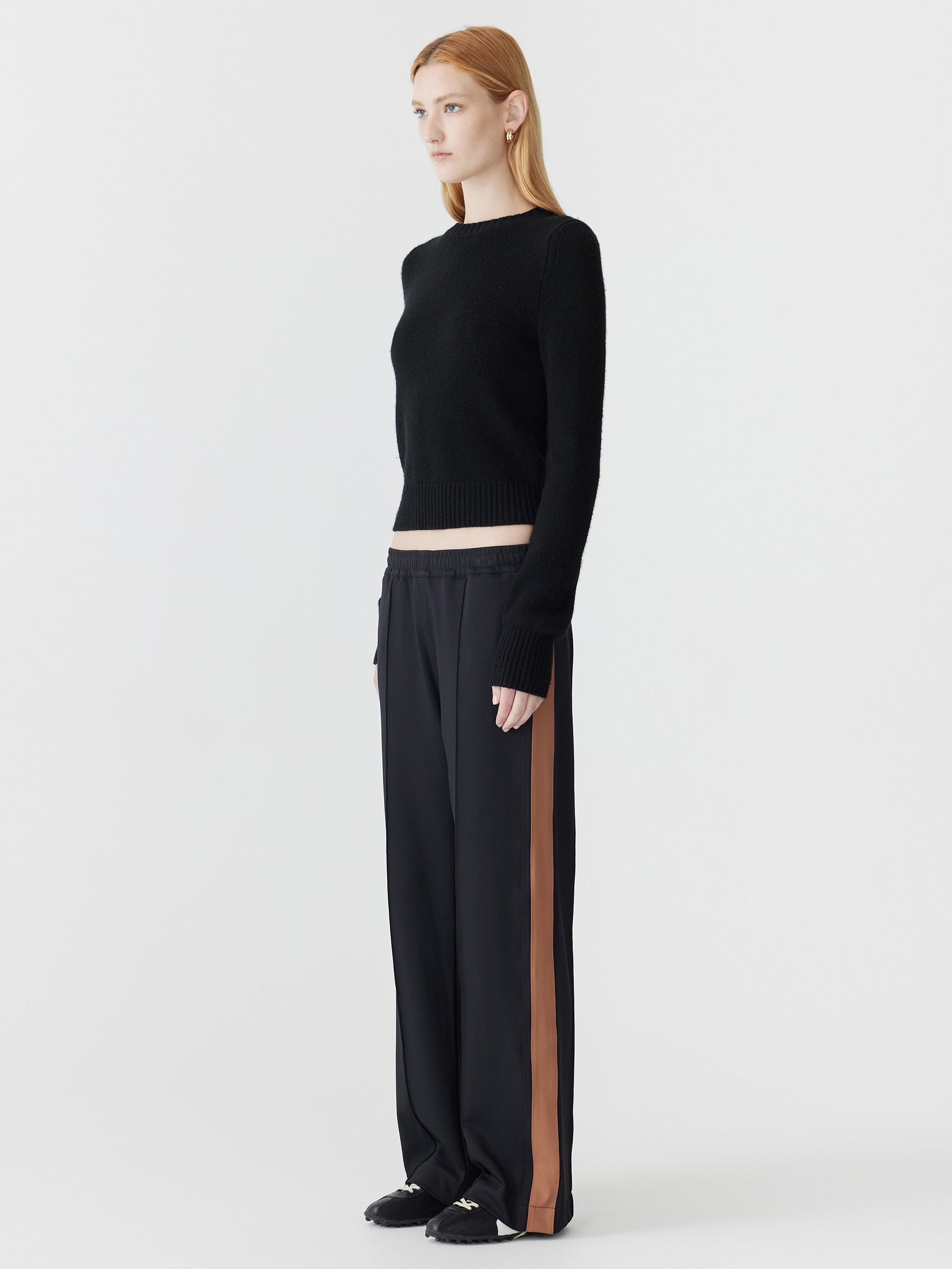 Twill Stripe Detail Pant