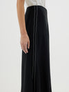 viscose draped skirt