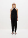 viscose linen slouch pant