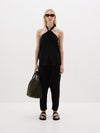 viscose linen slouch pant