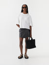 cropped boxy short sleeve t.shirt
