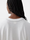 cropped boxy short sleeve t.shirt