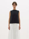 cotton linen knitted tank