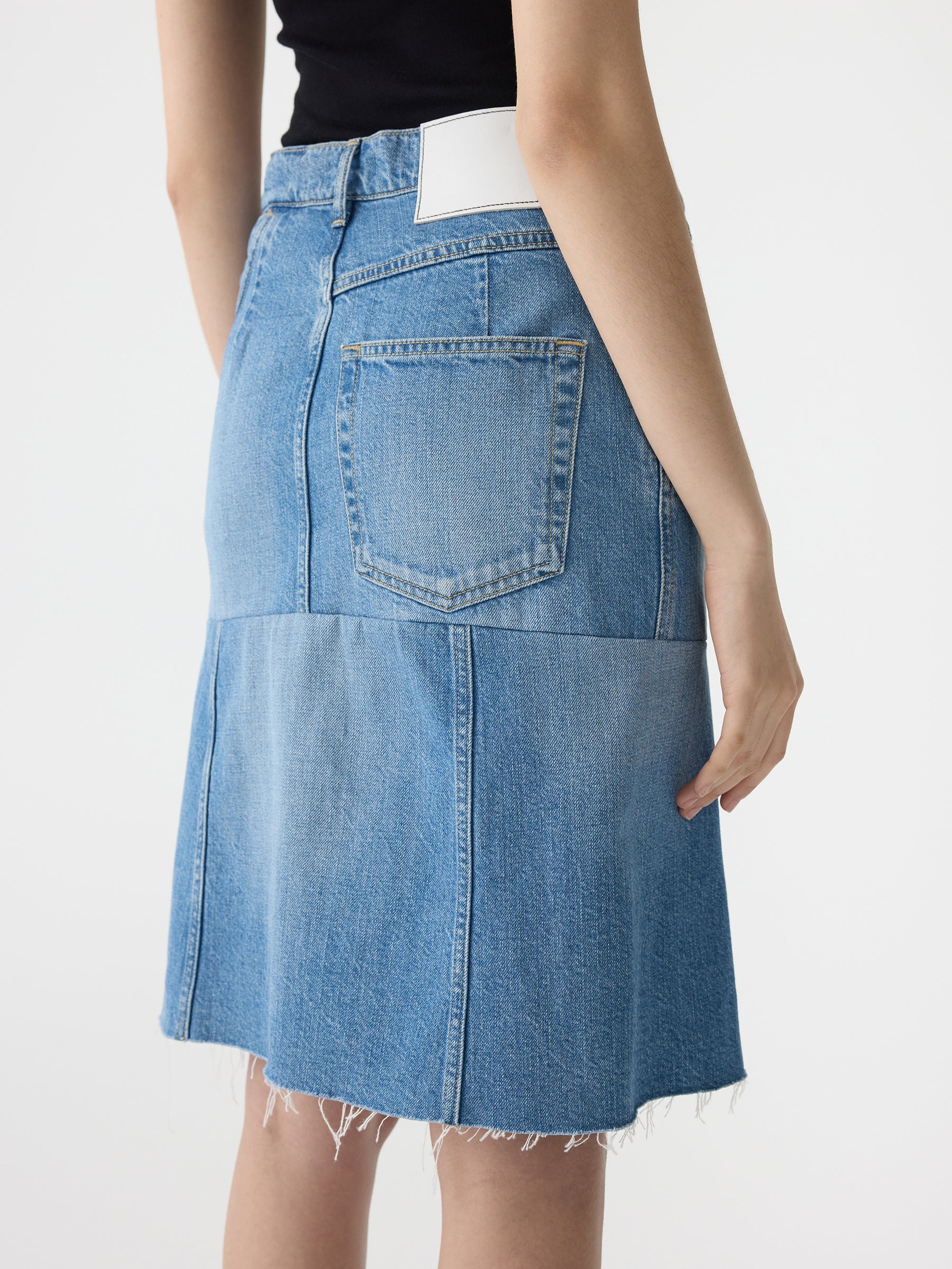 Bassike strap detail skirt online