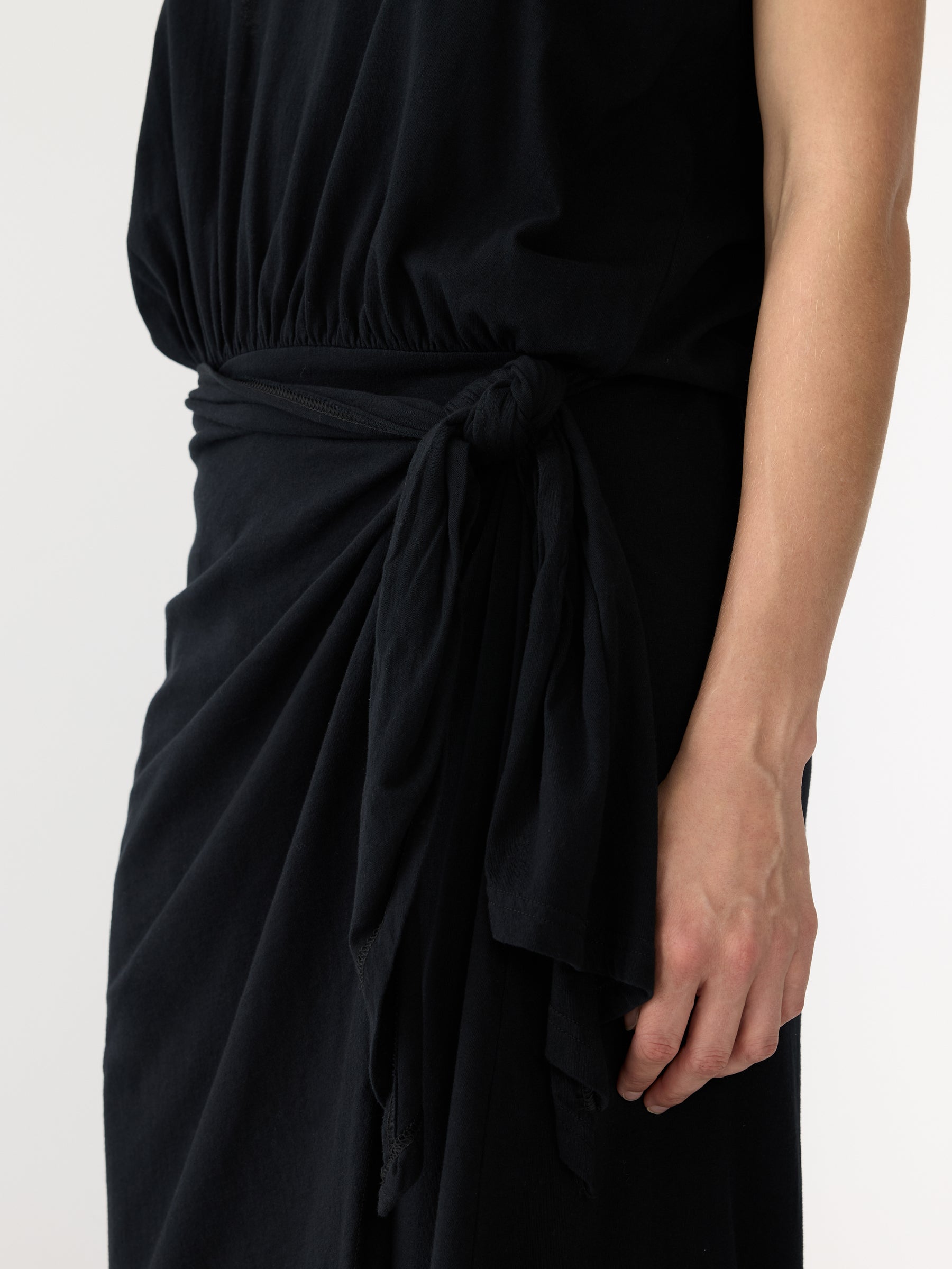 wrap v neck tank dress bassike