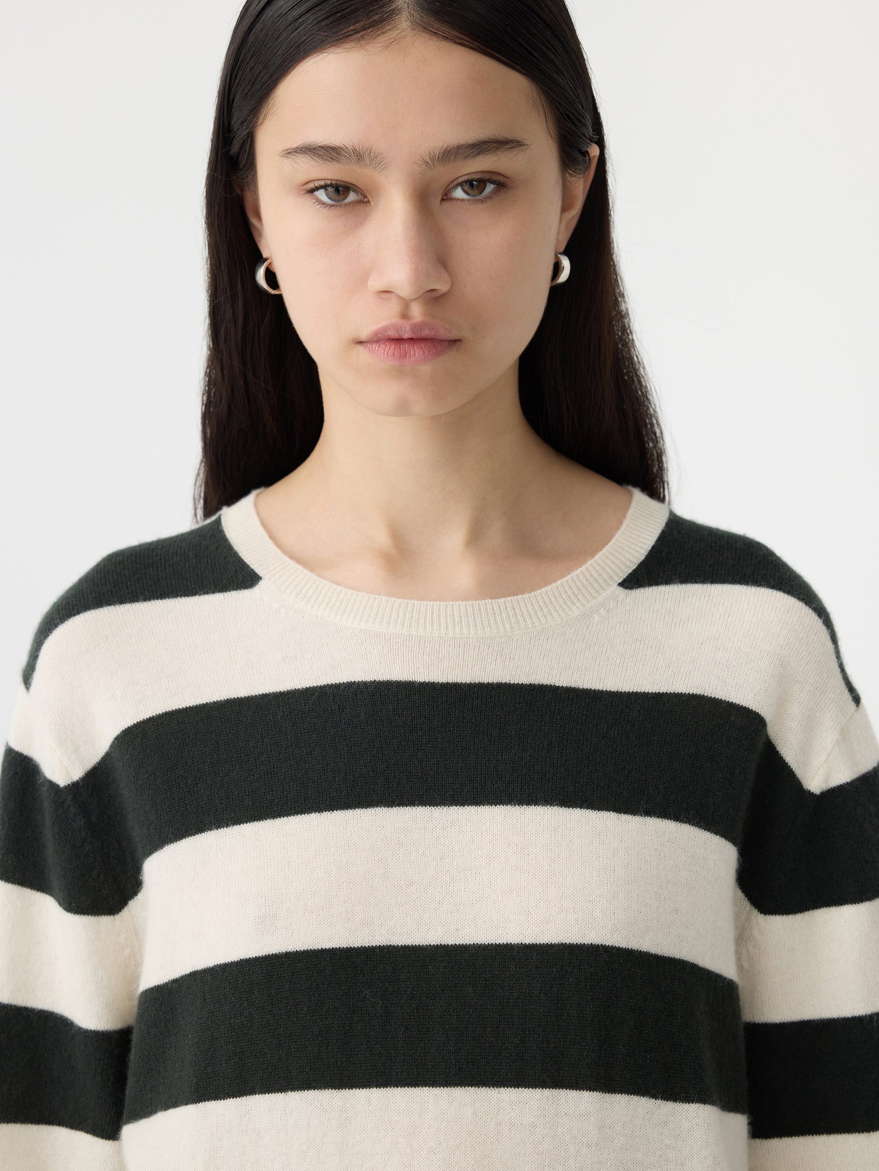 Stripe Merino Cashmere Knit – BASSIKE