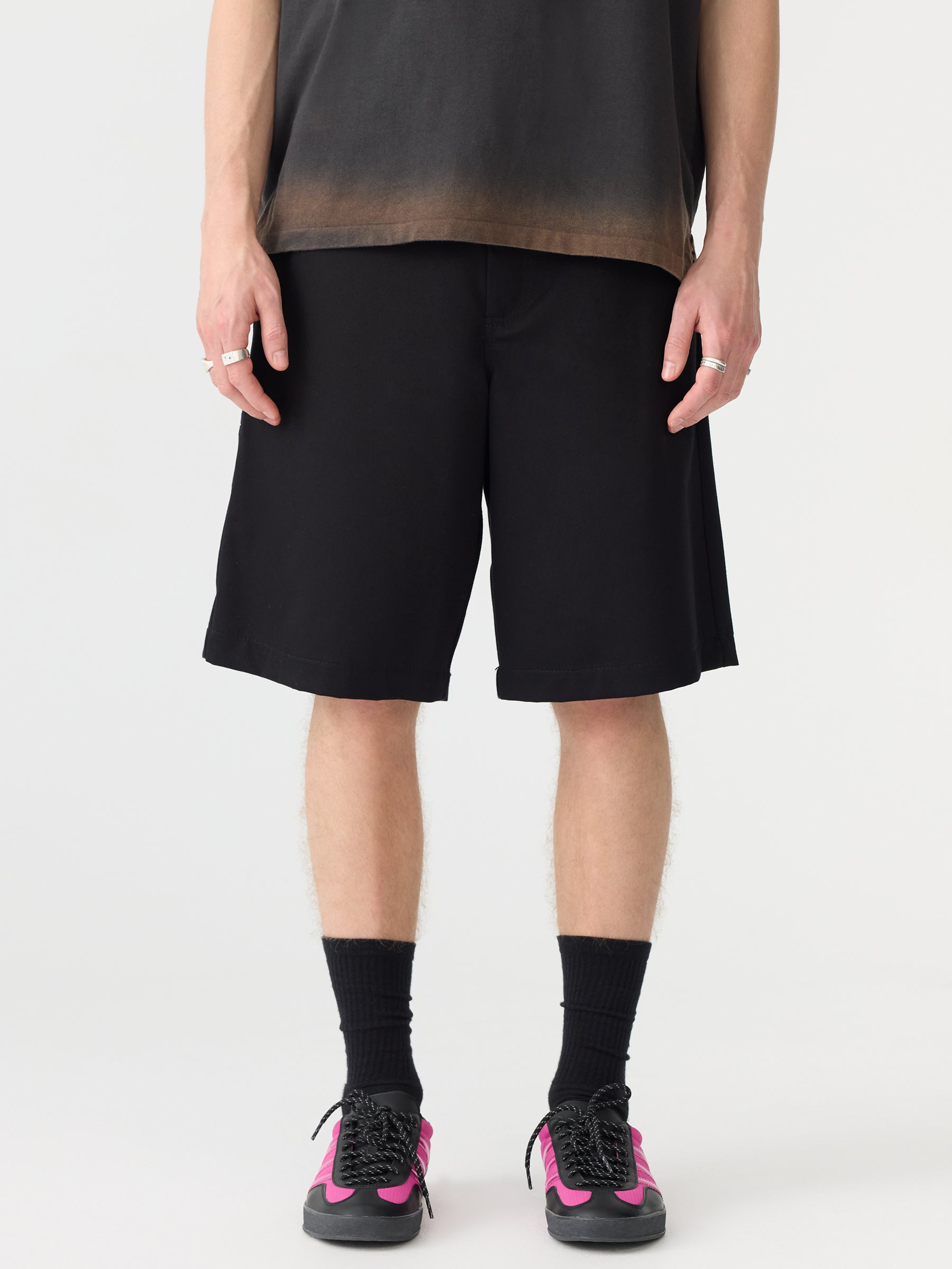 Semi Tailored Cotton Short