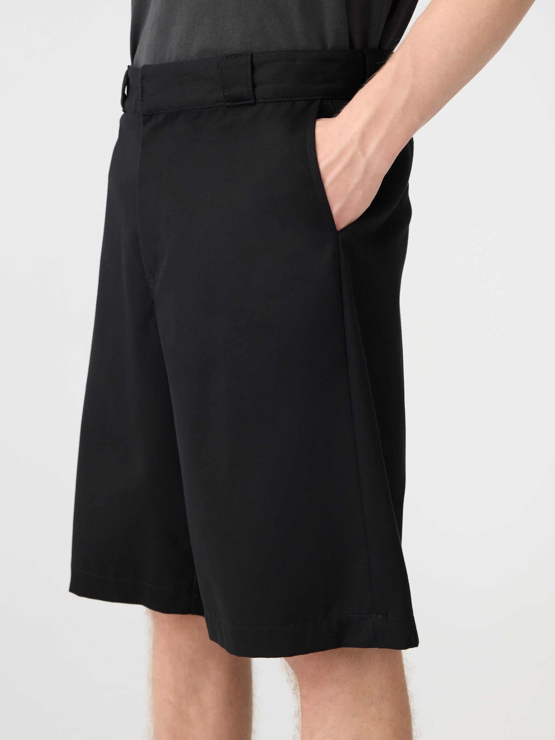 Semi Tailored Cotton Short