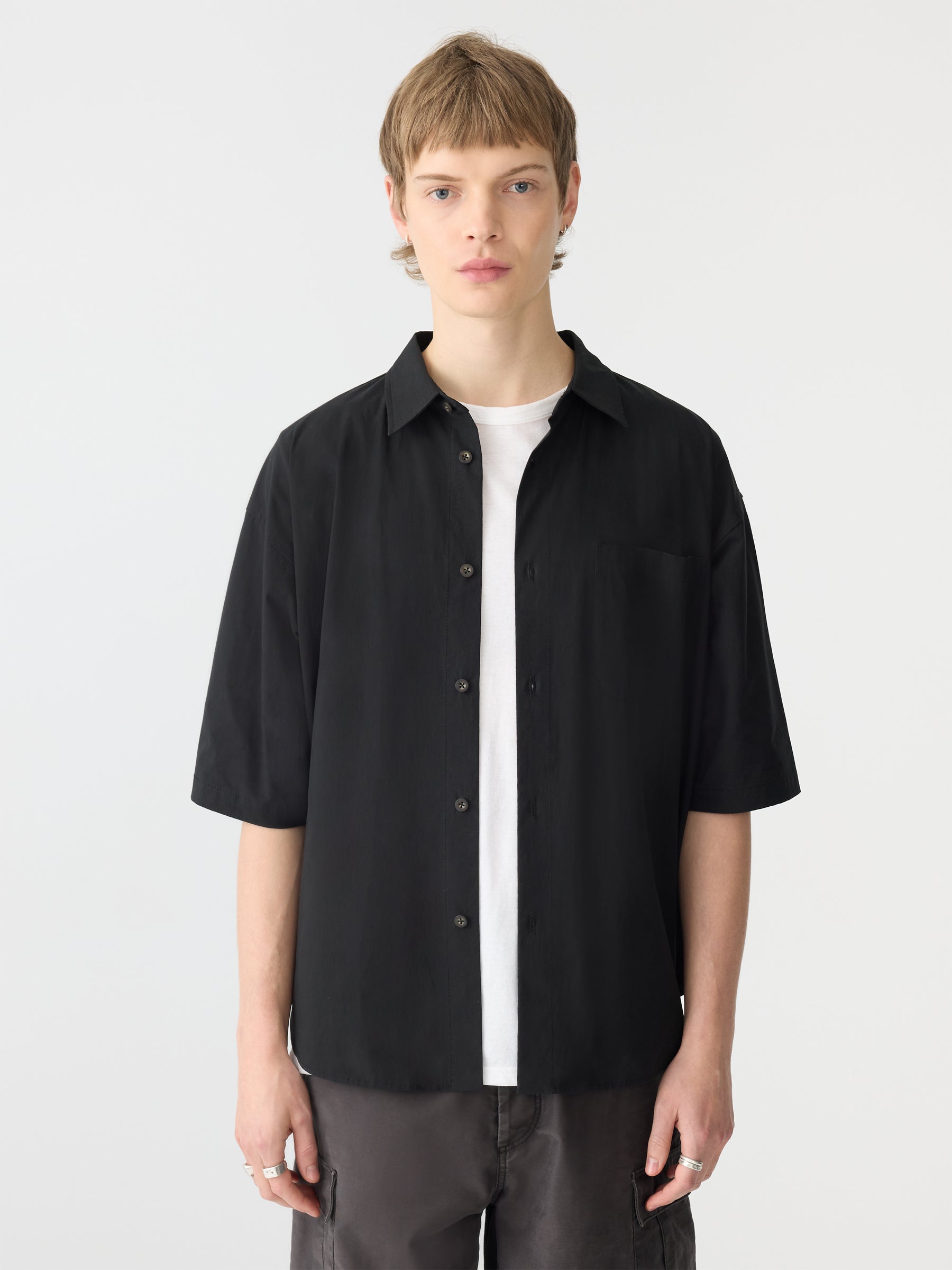 Crushed Cotton Short Sleeve Shirt – BASSIKE