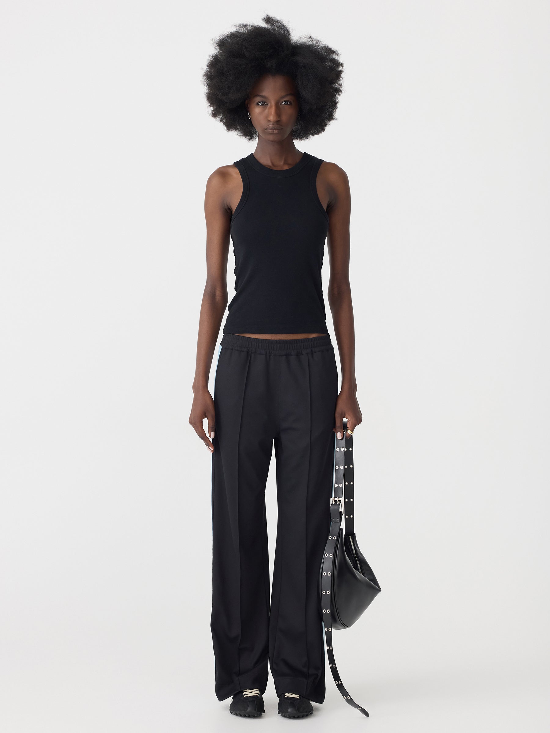 Pique Stripe Detail Pant