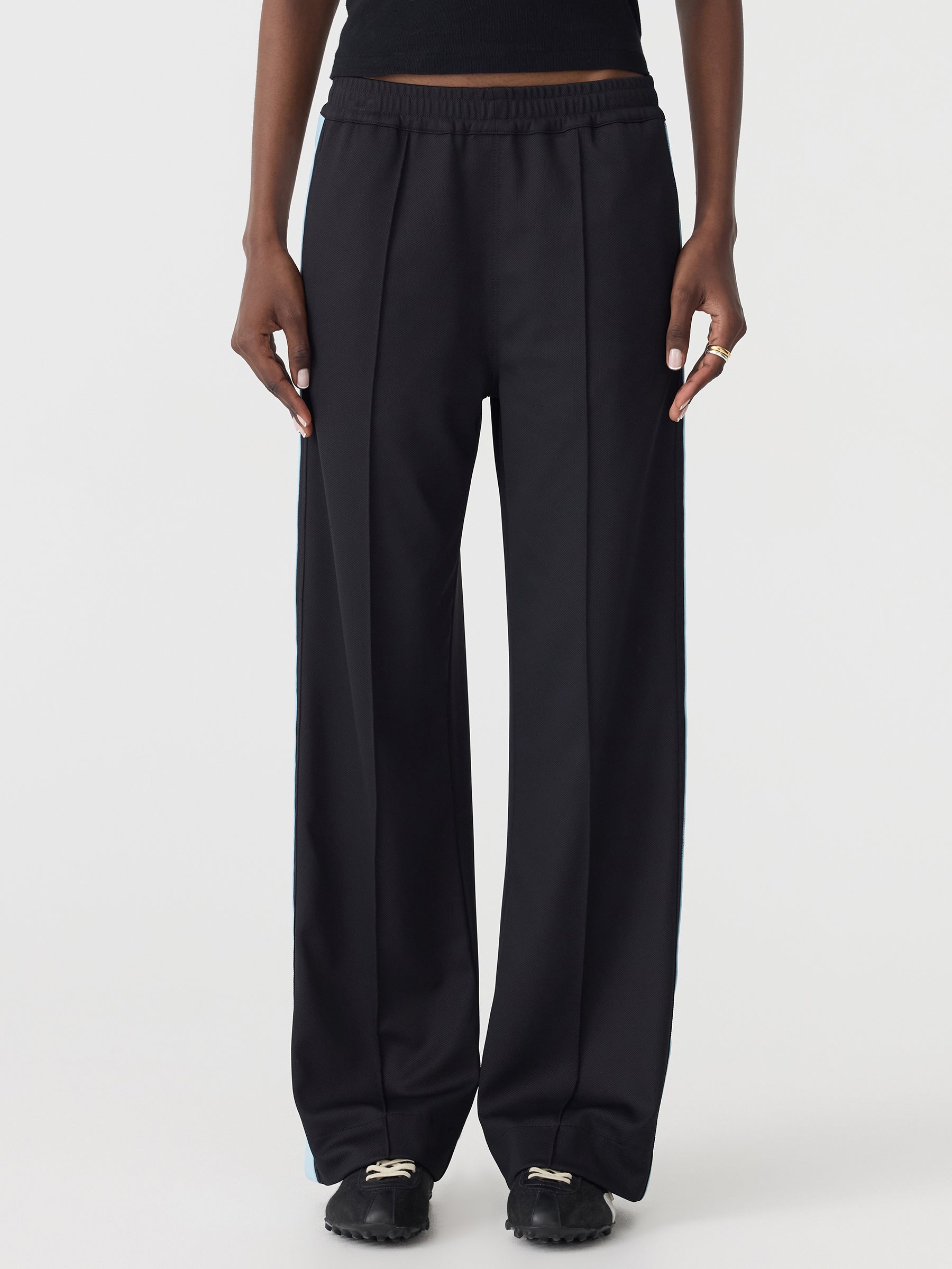 Pique Stripe Detail Pant