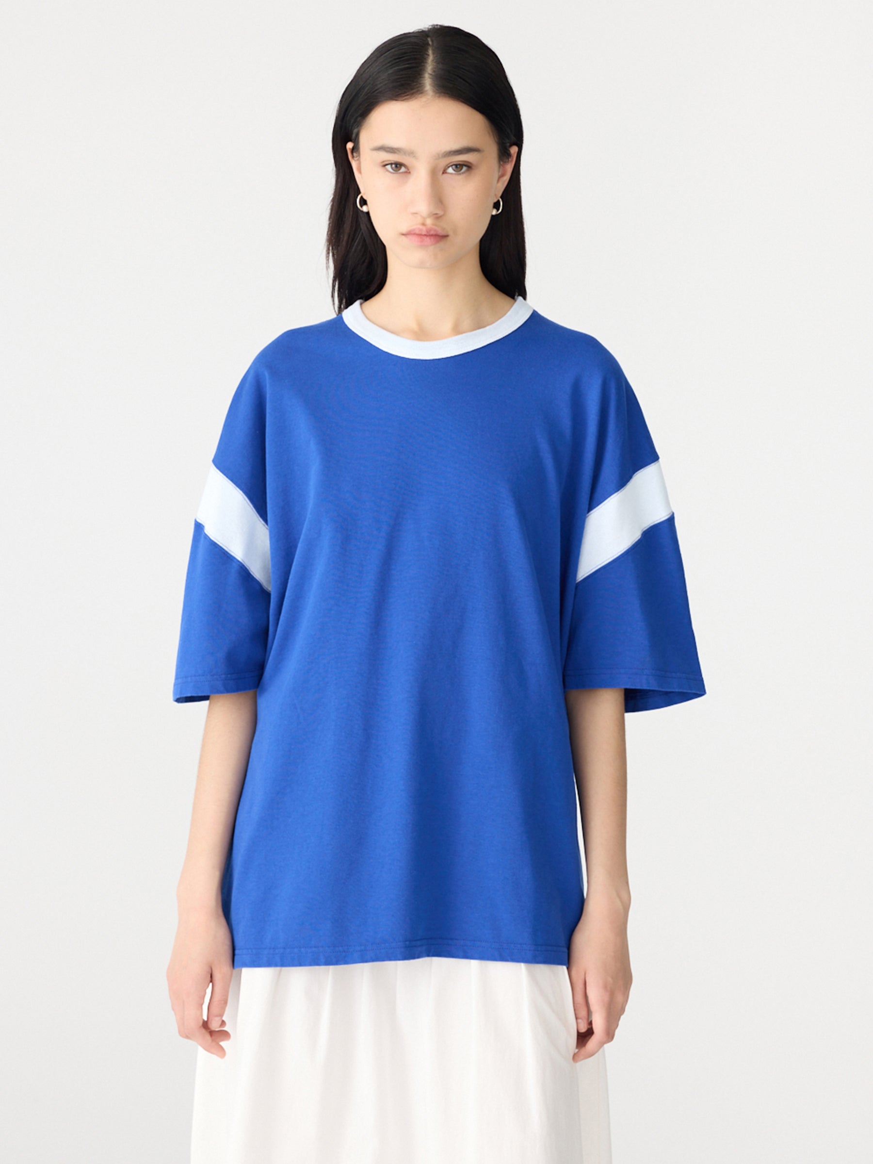 Oversized Rib Detail T-Shirt