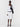 Crushed Cotton Pleated Skirt