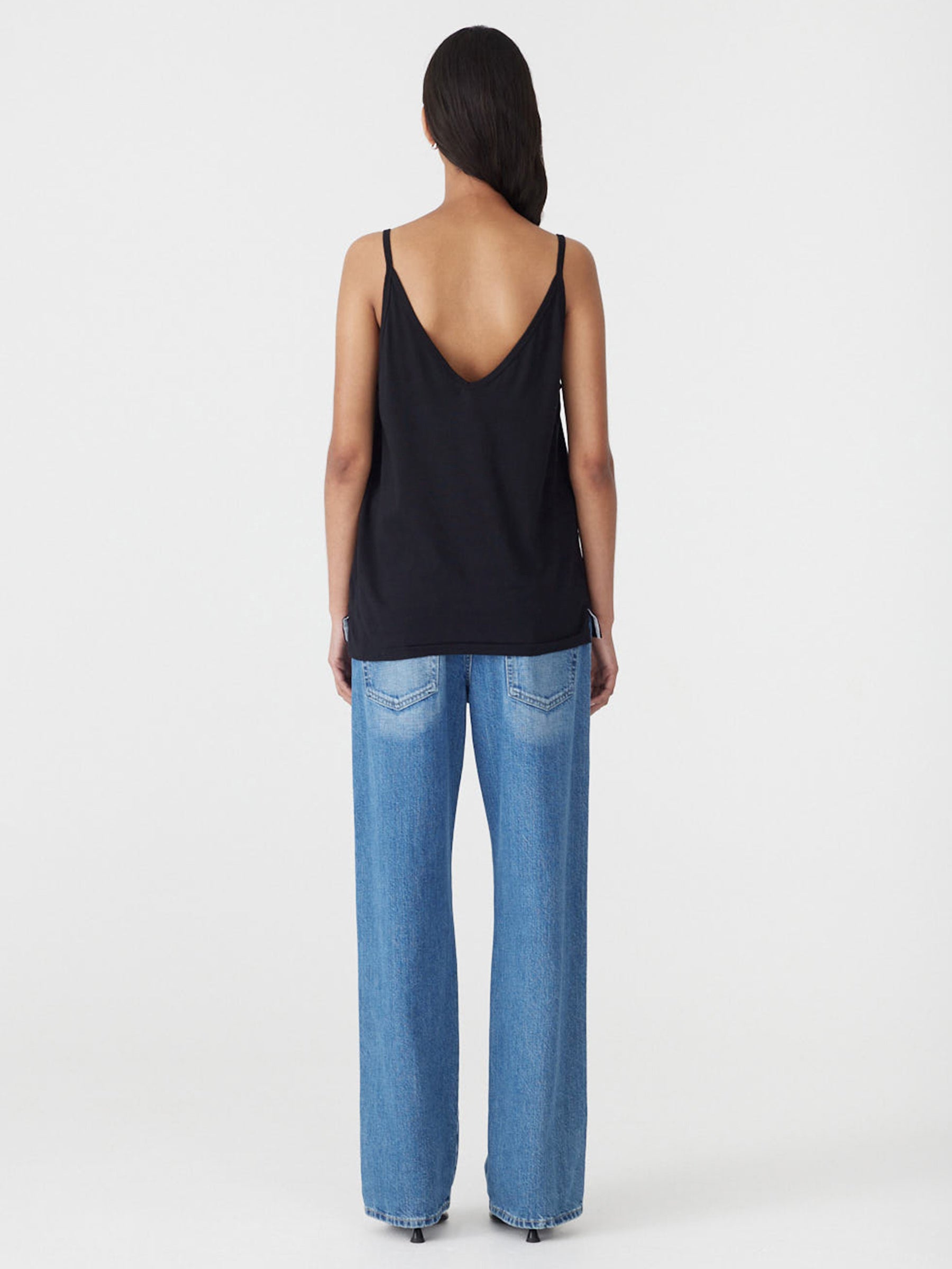 V Neck Jersey Camisole – BASSIKE