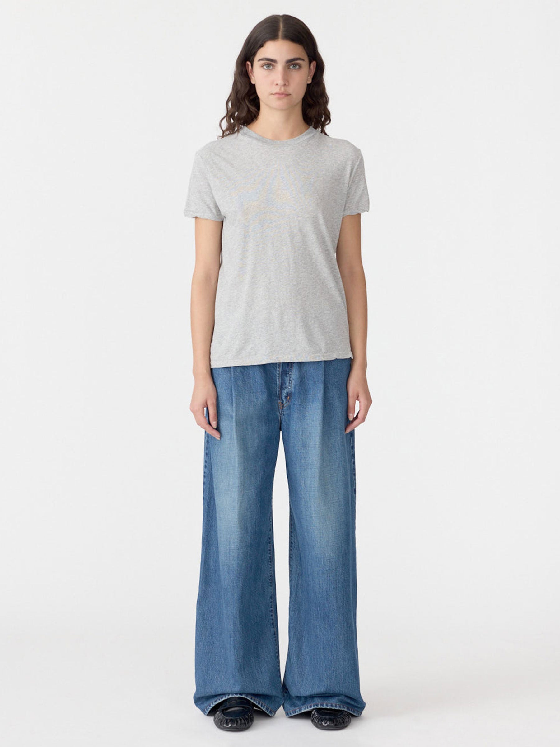 Classic T-Shirt in Grey Marl