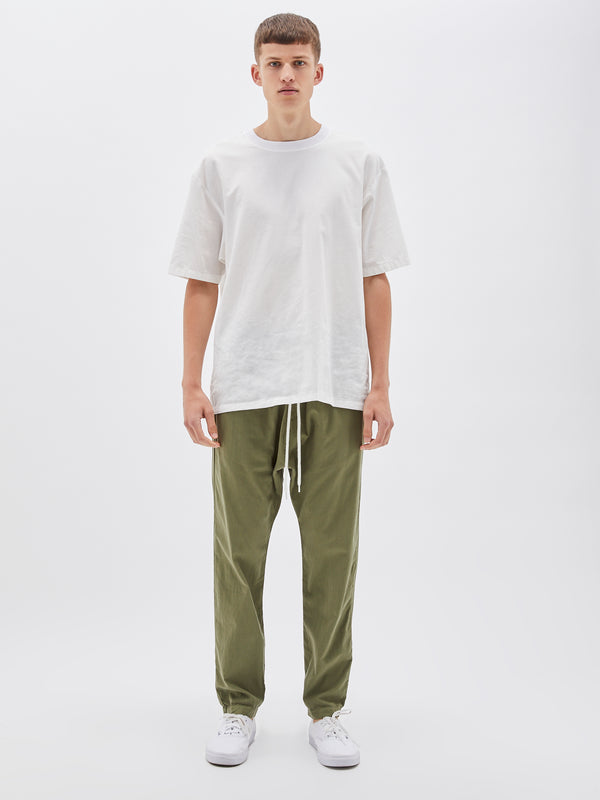 twill classic beach pant in light military