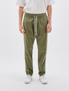 bassike twill classic beach pant in light military