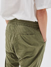 bassike twill classic beach pant in light military