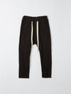 bassike original panel detail pant in black