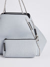 bassike state of escape guise denim in washed pale grey