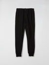 bassike slim tapered track pant ll in black