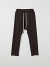 bassike stretch relaxed pant ll in black