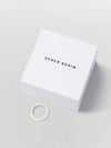 sener besim white enamel tube ring