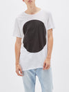 bassike dot t.shirt in white / black dot