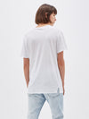 bassike womens dot t.shirt ll in white w / black dot
