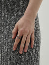 sener besim linear triple band ring