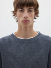 mens cashmere wool waffle knit