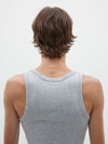 slim superfine rib tank