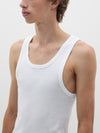 slim superfine rib tank