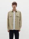 cotton twill overshirt