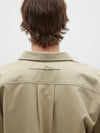cotton twill overshirt