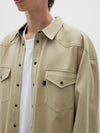 cotton twill overshirt