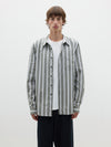 stripe cotton shirt