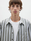 stripe cotton shirt