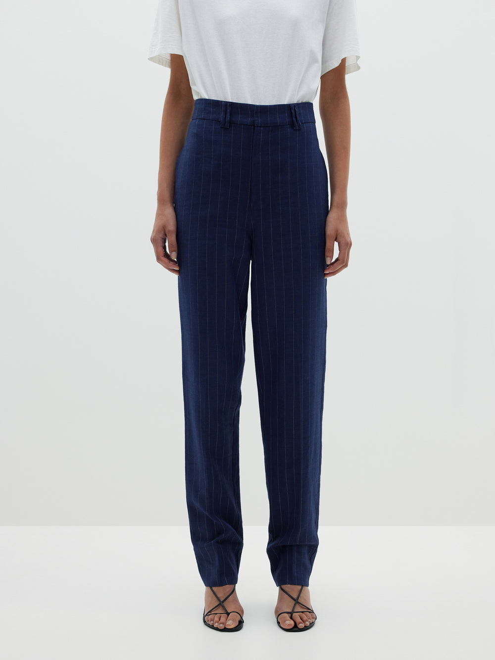 pinstripe tailored pant