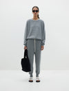 waffle merino cashmere knit