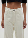 high rise straight leg jean