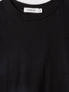 bassike mini classic vintage t.shirt in black