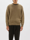 chunky crew neck knit