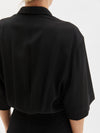 viscose twill utility playsuit