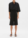 viscose twill utility playsuit
